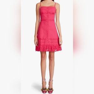 NWT Betsey Johnson Sleeveless Snap Front Ruffled Dress, size L